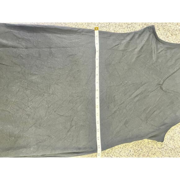 Open Edit Maxi Reversible Tank Dress, Women’s XS Black Modal, Side Slits Capsule - Picture 8 of 13